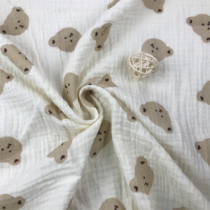 99% Polyester + 1% Dẫn Điện Filament Bong Bóng Vải Đôi Gạc Dệt Lưới Boys 'Cô Gái May Mặc & Gối Bọc Chải Kỹ Sợi - Product Image 3