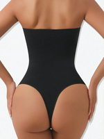 Body sans couture pour femme sans bretelles anti-dérapant amincissant Shapewear contrôle de la taille et du ventre 1pc