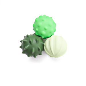 Balles sensorielles en silicone magnétique, jouets anti-stress texturés à presser avec aimants puissants pour le jeu tactile et la relaxation - Product Image 2