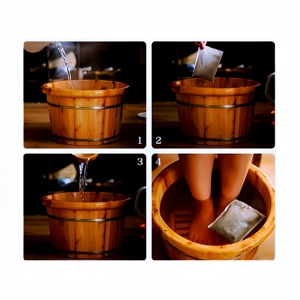 ถุงแช่<span class=keywords><strong>เท้า</strong></span>ใบหนาด มีสรรพคุณในการขับไล่ความเย็นและความชื้นภายใน/บรรเทาอาการหนาวเย็นที่มือและ<span class=keywords><strong>เท้า</strong></span> - Product Image 2