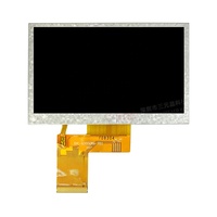 Modul Layar LCD 4.3 Inci 40-Pin TFT Transmissive RGB Antarmuka 24-Bit 500 Nits Terang 480*RGB*272