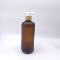 Botol Plastik Mini untuk Lotion & Sampo 100ml 200ml 300ml Amber Doff PET dengan Pompa Semprot Kemasan Kosmetik Sablon
