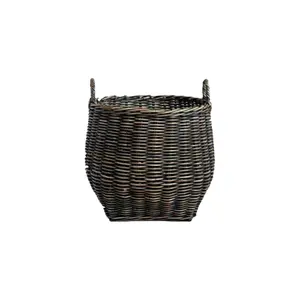 Super Fine Quality Aruna Basket with a Tight Knit Rattan with Natural Brown For Storage of Goods