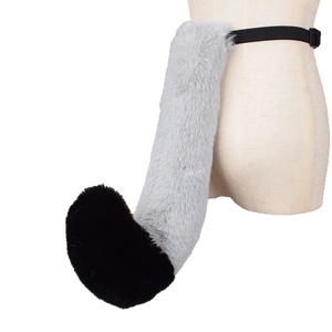 Cola de animal de simulación para Dropshipping, linda cola de zorro de peluche hecha a mano, accesorios de cosplay, disfraz para fiestas y exposiciones de <span class=keywords><strong>manga</strong></span> - Product Image 2