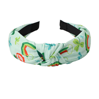 Irish St. Patrick Day Saint Bandeau Trèfle Shamrock Chapeau Bière Tasse Noué Vert Bandeau Partie Coiffes Bandeau Fabricant