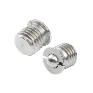 Perno de indexación M5-M16 para localización, pistón de resorte de acero al carbono, pistón roscado con brida, pistón de bola, cabezal de bola - Product Image 4