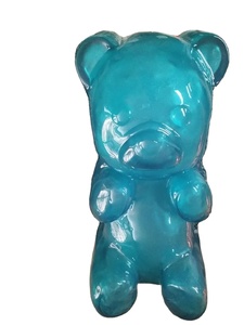 Store Promotional Visual Merchandising Transparent Resin <strong>Gummy</strong> <strong>Bear</strong> <strong>Statue</strong> - Product Image 4