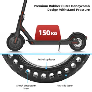 8 1/2 2 Electric Scooter Cityneye M365/PRO Honeycomb Tubeless Tire Rubber 8.5 Inch Non-Pneumatic Solid Tyre Spare Parts