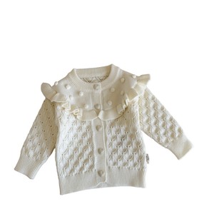 Completo Primaverile a Due Pezzi per Bambine: Cardigan in Maglia con Volant e Gonna Tutu a Strati - Product Image 6