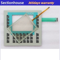 Nuevo Panel de Vidrio Táctil para Tablet OP177B 6AV6 642-0DA01-1AX1, Carcasa con Teclado de Membrana y Película Protectora