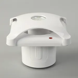ABS עם לוגו ממותג פעולה שקטה בזרימת אוויר גבוהה למטבחים חדרי אמבטיה מאוורר פליטה צמוד קיר 6-12 אינץ'