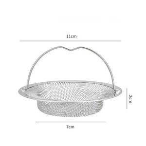 Filtre de cuisine anti-blocage en acier inoxydable et PP pour évacuation des déchets de légumes dans l'évier - Product Image 6
