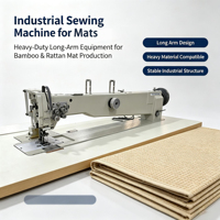 Machines à coudre industrielles à 3 aiguilles, bras long de 40 pouces, pour tapis, coussins et panneaux, etc.