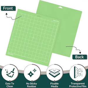 Colorway Wholesale <span class=keywords><strong>Tapis</strong></span> <span class=keywords><strong>de</strong></span> coupe vert 6.5 "x 4.5" 12 "x 4.5" 12 "x 12" 12 "x 24" <span class=keywords><strong>Tapis</strong></span> <span class=keywords><strong>de</strong></span> coupe adhésif pour <span class=keywords><strong>Cricut</strong></span> et Silhouette Cameo - Product Image 6