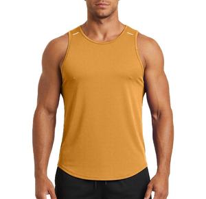 Débardeur de sport pour <span class=keywords><strong>homme</strong></span> à séchage rapide, sans manches, respirant, pour la course et le fitness, couleur unie, vêtement athlétique - Product Image 1