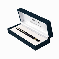 Boîte cadeau haut de gamme pour stylo-plume avec gaufrage et pelliculage mat, matériaux recyclés, taille et couleur personnalisables