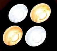 C0B0450-C 4*50W LED plat COB PAR lumières mobiles blanc froid + blanc chaud émettant couleur Chrome corps DMX512 contrôle IP20 DJ