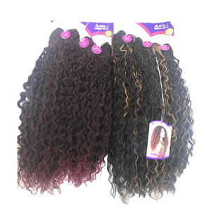 50% de réduction - Merveilleux tissage de cheveux synthétiques bouclés de marque originale WA.TREASURE 24 pouces, 22 pouces, 20 pouces, 250 grammes (9 oz) - Product Image 2