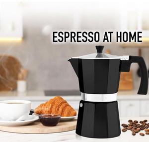 Espresso Stovetop Coffee Maker Acero inoxidable a prueba de fugas Fácil de limpiar Perilla de mango resistente al calor para AuthenticCuban Espresso - Product Image 3