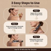Outil de massage électrique chauffant Eveekon pour le corps, grattoir musculaire Gua Sha avec 9 modes réglables, couteau à fascia chauffant et vibrant