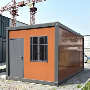 Hiện Đại Có Thể Tháo Rời Di Động Prefab Nhà Phẳng Gói Container Nhà Ở Đơn Vị Giá Rẻ Xách Tay Bánh Sandwich Bảng Điều Chỉnh Thép Di Động Giải Pháp - Product Image 1