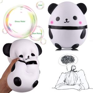 Jouet anti-stress en mousse PU en forme d'œuf, Panda Squishy Kawaii à remontée lente, jouet à presser mignon en forme d'animal pour soulager le stress - Product Image 5