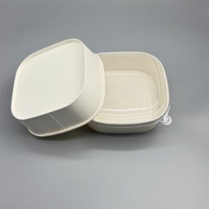 Bol à emporter en papier kraft à haute rigidité, logo personnalisé imprimé, 750-2500 ml, pour l'emballage de plats chauds, de salades et de nouilles - Product Image 2