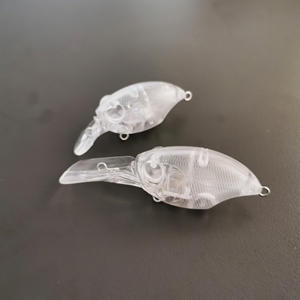 Isca Artificial Crank Bait Top Right S-6055 56mm/7g 76mm/10g para Atacado, Corpo de Isca Não Pintado para Lançamento Longo, Isca Dura para Bass - Product Image 2