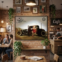 Panneaux Métalliques Décoratifs Personnalisés Amusants, Plaques en Étain Vintage Rétro, Décoration Murale en Métal Gaufré pour Bar, Garage, Maison, Affiches Métalliques en Étain