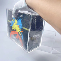 Boîte de présentation en acrylique pour Elite Trainer Box, boîte de protection magnétique transparente empilable 5+8mm, support de collection pour jeux de cartes à collectionner