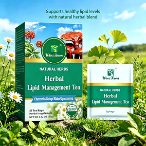 WinsTown Herbal Lipid Management <b>Tea</b> 20 Bags Natural Herbs Blend Plant lngredients Chamomile Ginkgo Biloba <b>Tea</b> For Daily Enjoy - Product Image 4