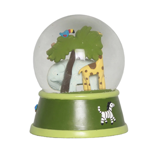 <span class=keywords><strong>Mondo</strong></span> animale 100mm di acqua da DIY globo elefante giraffa palla di neve Souvenir al coperto arte natalizia tema Zoo globo per regali - Product Image 3