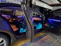 Éclairage d'ambiance universel pour voiture avec contrôle par écran, compatible avec 99% des véhicules Volkswagen, bande LED à fibres optiques pour l'intérieur des voitures Polo/Golf, lumière d'ambiance