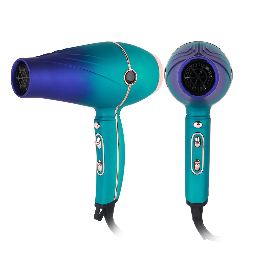 High quality private label logo electronic high speed salon hairdryer 2400W 2500w hair blowdryer negative ion hair dryer
