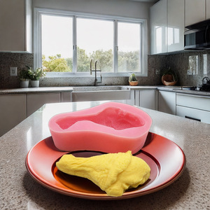 Silicone Chicken Leg Mold Pink 1 Piece For Cake Decorating DIY Fondant Molds - Product Image 3