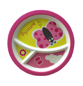 Produits écologiques 2024 <span class=keywords><strong>assiette</strong></span> grenouille en <span class=keywords><strong>bambou</strong></span> pour enfants avec 3 compartiments - Product Image 4