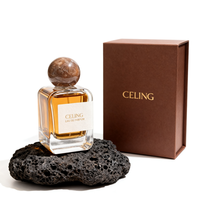 Flacon de parfum de luxe en verre vide avec boîte, personnalisable, 30 ml, 50 ml, 100 ml, avec bouchon magnétique rechargeable