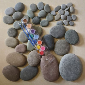 Guijarros de Río naturales <span class=keywords><strong>para</strong></span> <span class=keywords><strong>dibujar</strong></span> <span class=keywords><strong>imágenes</strong></span>, arte de piedra DIY, pintura creativa de guijarros y grafiti de adoquines en el aula o el parque - Product Image 3