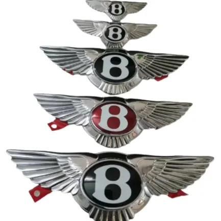Factory wholesale new car logo vacuum coating car logo suitable for Bentley Flying Spur