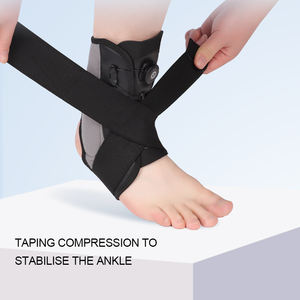 Ayarlanabilir spor sıkıştırma ayak bileği Brace topuzu halat sistemi destekler - Product Image 3