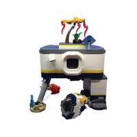 Funbuild MOC-266717 Subnautica: Base Moonpool y Tadpole Classic, Set de Bloques de Construcción Modular Submarino para Postes de Trabajo Profundos