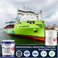 Peinture liquide époxy haute teneur en solides auto-polissante (SPC) pour bateaux, revêtement lisse pour coque, réduit la consommation de carburant