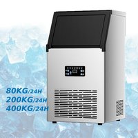 Système de fabrication de glace à air refroidi à haute efficacité et facile à utiliser, machine à glaçons automatique à économie d'eau