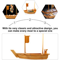 Goonewell — bateau à Sushi décoratif en bois, qualité commerciale de l'environnement, grande fête, vente en gros