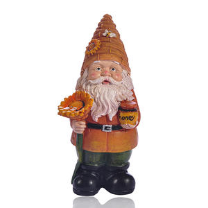 Witt Bees Festival Cadeau Extérieur Jardin Statue en Résine Décorative Artisanat Miniature Nain Figure Nourriture Ornement de Noël Pyramide - Product Image 6