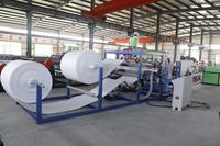 Machine à épaissir la feuille de mousse pe, pour la fabrication de blocs de mousse à plusieurs couches