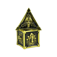 Ensemble de dés de jeu de rôle D&D en métal bronze antique, faits à la main, polyédriques, D20, 7 pièces, en matériaux personnalisés, moulés de manière écologique