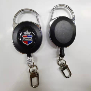 Porte-badge rétractable en gros, porte-badge personnalisé en plastique, porte-badge mignon avec clip <span class=keywords><strong>yoyo</strong></span>, porte-carte d'identité - Product Image 2