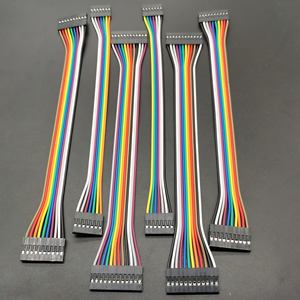مخصص 2 ~ 40 دبوس الشريط سلك مسطح يمكن الضغط 2.54 مللي متر الإسكان موصل دوبونت كابل الشريط - Product Image 1