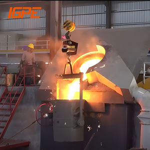 เตาหลอมเหล็กหล่อ5Ton เตาหลอมเหนี่ยวนำไฟฟ้าเตาหลอมเหล็กหล่อ6ton สำหรับโรงงานที่ใช้งานหนัก - Product Image 4